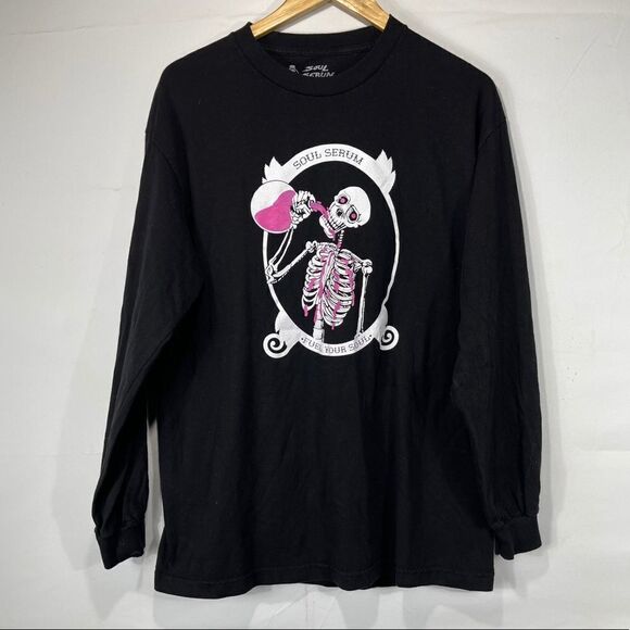 Soul Serum Skeleton Black Women's Tee shirt - Picture 2 of 10